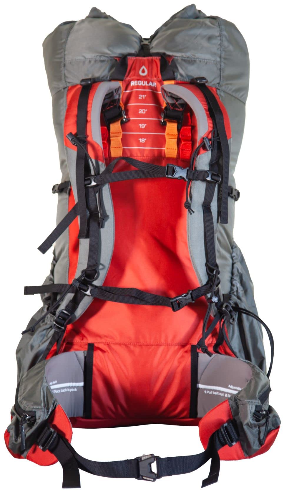Amazon.com: Granite Gear Virga3 55L - Flint/Bright Red Long Torso
